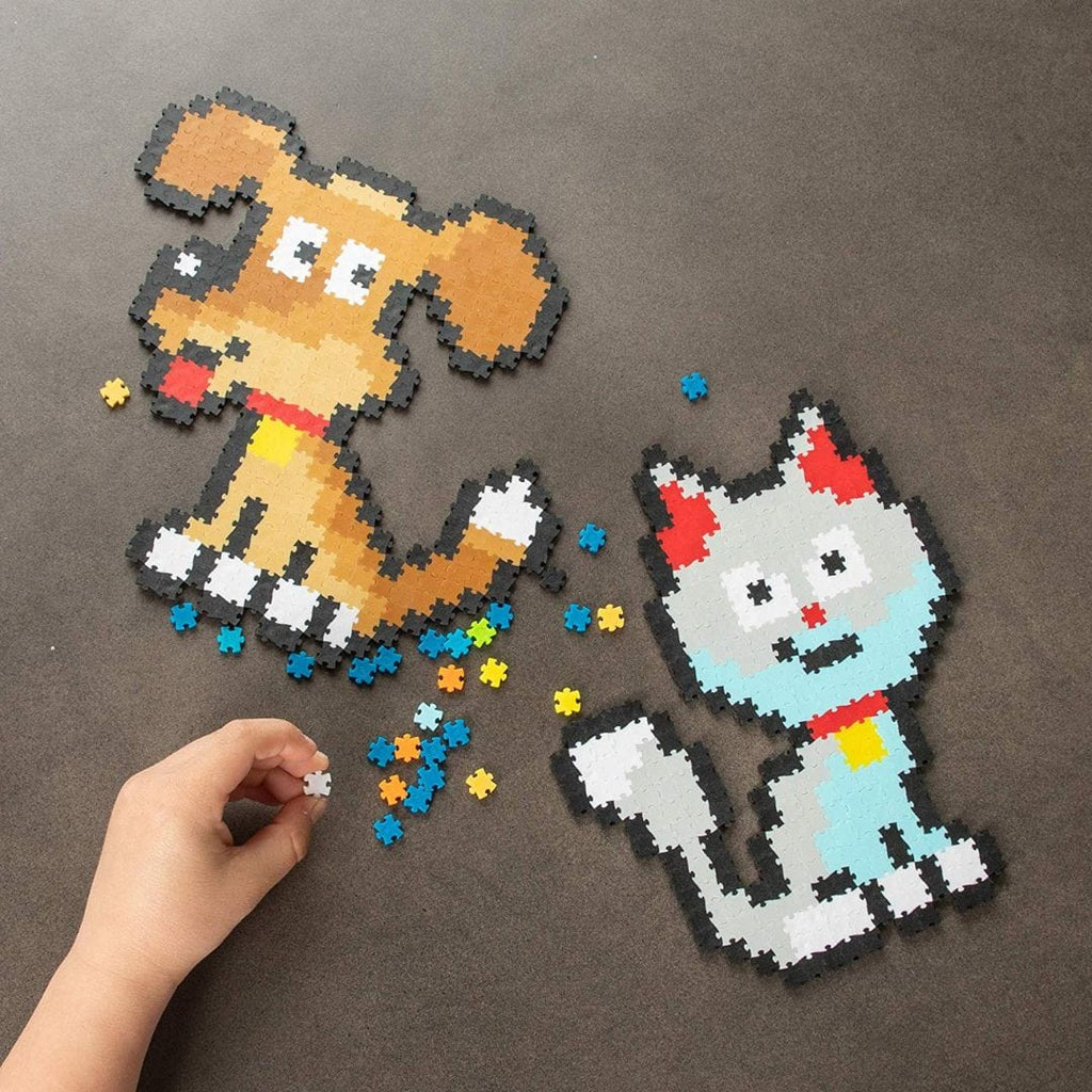 Juguetes Jixelz Puzzle Rompe Cabezas De Pixeles, 700 Pcs  Set, Mascotas Fat Brain Toys 811802024022